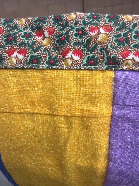 Vintage Hand Embroidered Quilt Throw Floral Butterfly Patchwork 47 x 45 - Picture 11 of 13